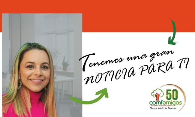 ¡Tenemos una GRAN NOTICIA para TI!