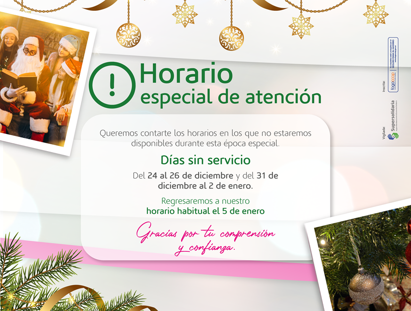 Horario Especial